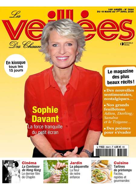 Abonnement LES VEILLEES DES CHAUMIERES - Revue, magazine, journal LES VEILLEES DES CHAUMIERES - Les veillees des chaumieres, plus de 130 ans d'histoires et de tendre complicite. Magazine hebdomadaire de detente et de lecture pour les seniors : histoires a suivre, chroniques, poesies et aussi voyages, cuisine, jardin, jeux et animaux. (...)